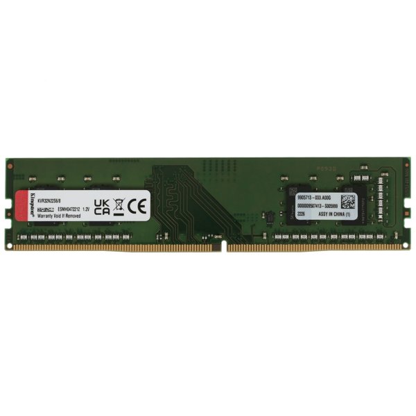 Kingston DDR4 DIMM 8GB KVR32N22S6/8 PC4-25600, 3200MHz, CL22