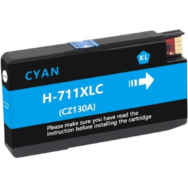Струйный картридж NV Print 711 (NV-CZ130A) Cyan для HP Designjet T120/T520 (27 мл)