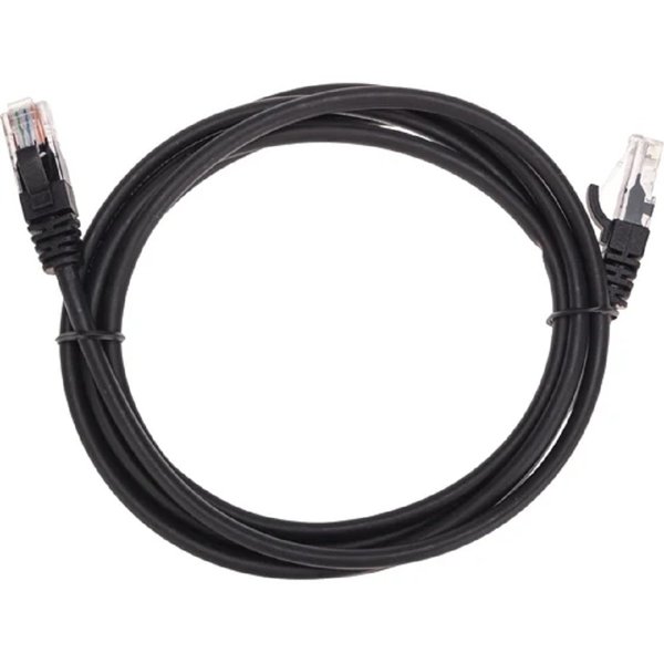 Rexant (02-0102-2) Патч-корд U/UTP, CAT 5e, RJ45-RJ45, 26AWG, LSZH, черный, 2м