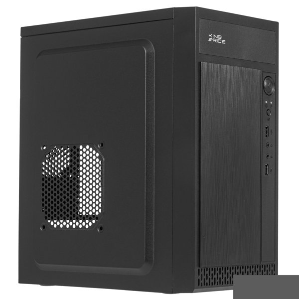 Корпус KingPrice KPCC-MN211 черный без БП mATX 1x80mm 2x120mm 2xUSB2.0 audio