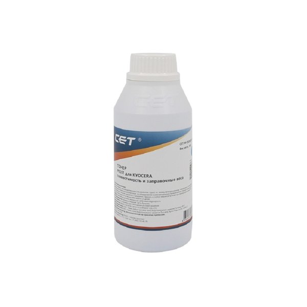 Тонер PK201 для KYOCERA ECOSYS P6030cdn/M6026cdn (CET) Cyan, 100г/бут, OSP0201C-100