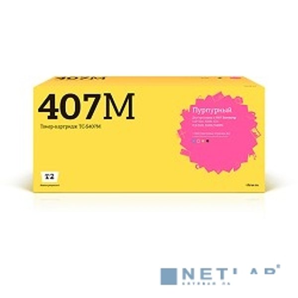 T2 CLT-M407S  Картридж (TC-S407M) для Samsung CLP-320/325/CLX-3185 (1000 стр.) пурпурный, с чипом
