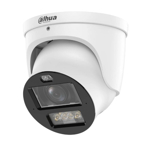 DAHUA DH-IPC-HDW3449HP-ZAS-PV-PRO Уличная купольная IP-видеокамера WizColor 4Мп; 1/1.8” CMOS; моторизованный объектив 2.7~12мм (4x); LED 50м, ИК 50м; сигнализация красно-синей подсветкой; IP67;  метал