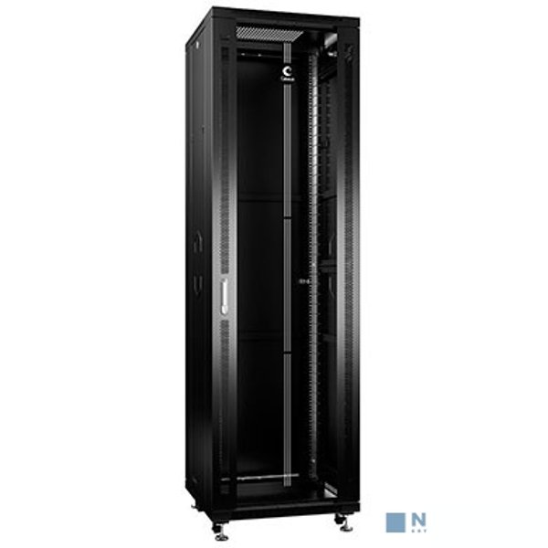 Cabeus SH-05C-42U60/100-BK Шкаф монтажный телекоммуникационный 19" напольный для серверного оборудования 42U Cabeus SH-05C-42U60/100-BK