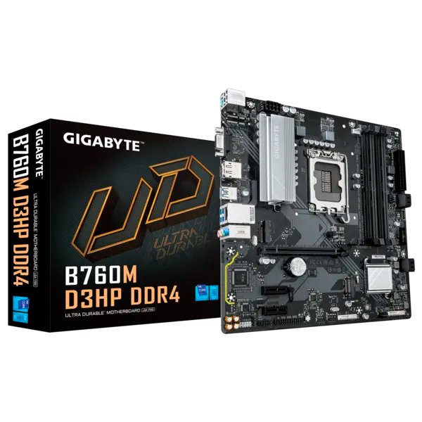 Gigabyte B760M D3HP DDR4 {Soc-1700, Intel B760, 4xDDR4  mATX, Ret}