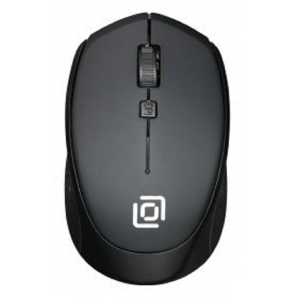 Мышь Oklick 488MW черный/черный оптическая (1000dpi) беспроводная USB (4but) (1196560)
