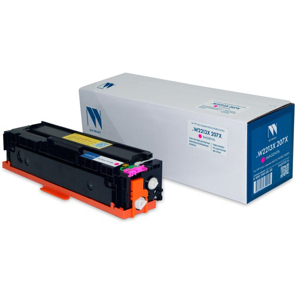 Картридж NVP совместимый NV-W2213X 207X Magenta для HP Color LaserJet M255/M282/M283 (2450k) до версии fw20220729