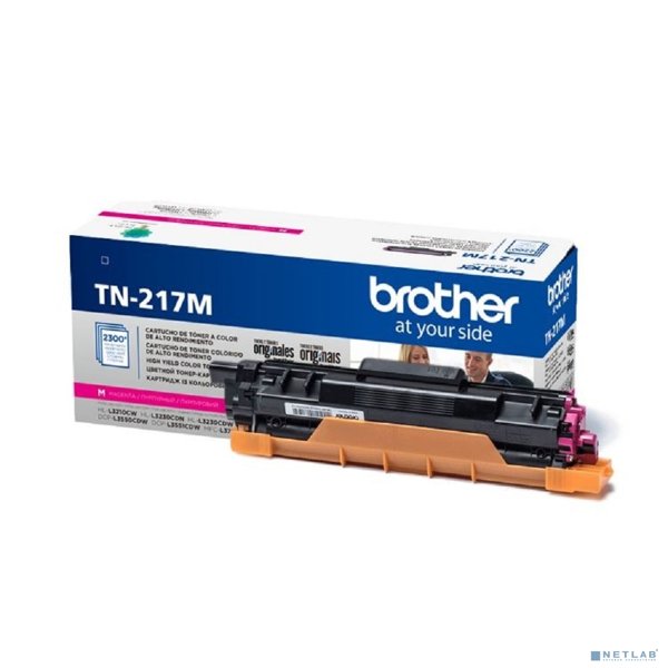 Brother Тонер TN-217M для HLL3230CDW/DCPL3550CDW/MFCL3770CDW пурп. (2300стр)