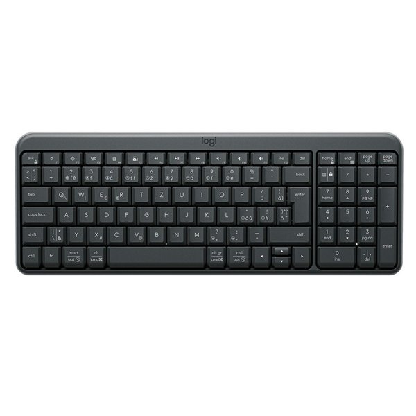 920-013452 Logitech Клавиатура K250 Graphite Wireless оригинальная заводская гравировка RU/LAT
