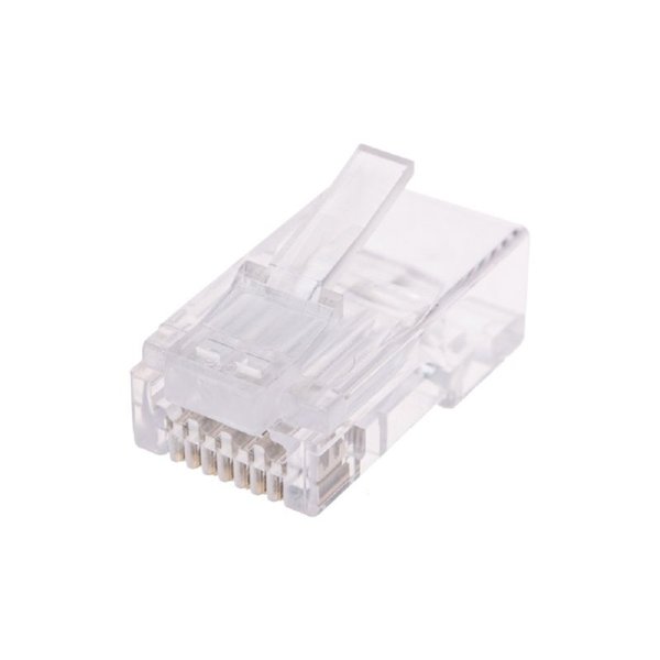 Rexant (05-1030) Разъем сквозной RJ-45(8P8C) под витую пару, UTP, CAT 6 ( Упаковка 100 шт )