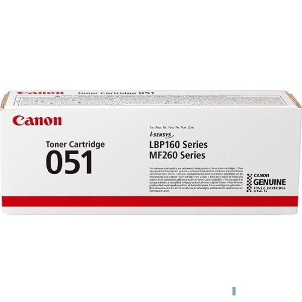 Canon Cartridge 051 2168C002 Тонер-картридж для Canon LBP162dw, 1700 стр. чёрный (GR)