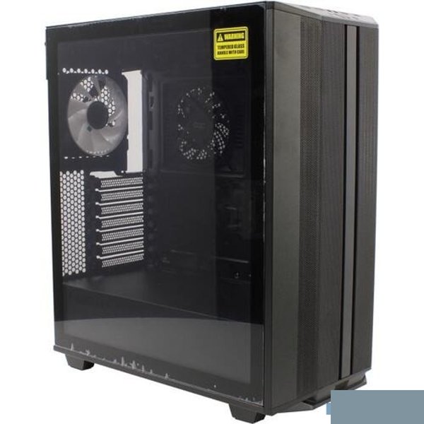 GameMax Корпус Precision COC Black (T808) (ATX, Черн, 2*USB 3.0, Зак.стекло, 1*120мм+ COC, без БП)