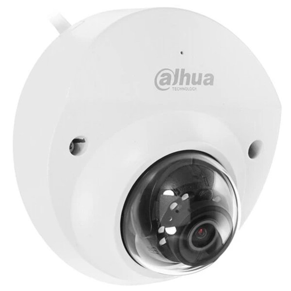 DAHUA DH-IPC-HDBW3241FP-AS-0360B-S2 Уличная мини-купольная IP-видеокамера 2Мп, 1/2.8” CMOS, объектив 3.6мм, видеоаналитика, микрофон, ИК 30м, IP67, IK10, металл