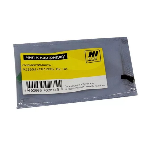 TK-1200 Чип Hi-Black к картриджу Kyocera Ecosys P2335dw/M2235dn/M2735dn/M2835dw, 3К [TK-1200-3K(EUR)]