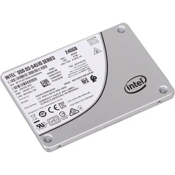 Intel SSD 240Gb S4510 серия SSDSC2KB240G8(01) {SATA3.0, 3D2, TLC, 2.5"}