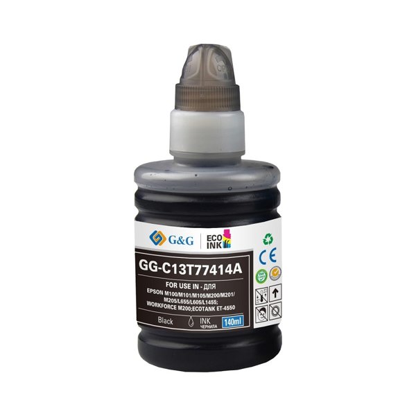 Картридж струйный G&G GG-C13T77414A черный (140мл) для Epson M100/105/200/205