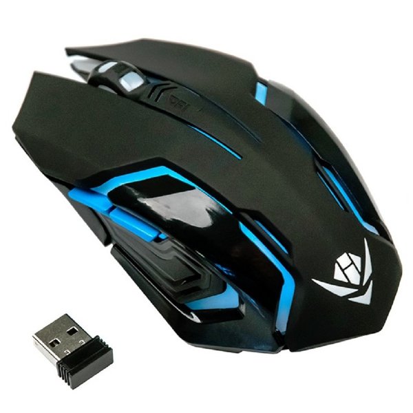 Мышь Dialog MROG-20UR Nakatomi Gaming RF 2.4G Optical - игровая, 6 кнопок+ролик, 7ми цветная подсветка