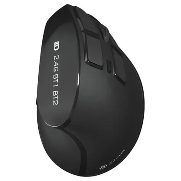 Oklick 990MW черный оптическая (2400dpi) silent беспроводная BT/Radio USB для ноутбука (9but) [1533172]