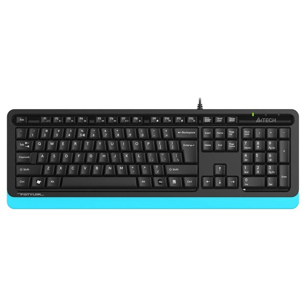 Клавиатура A4Tech Fstyler FKS10 черный/синий USB [1530196]