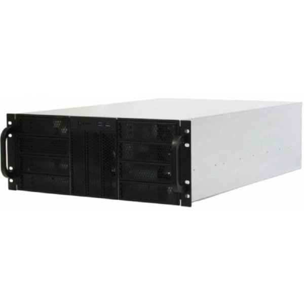 Procase RE411-D11H0-F3E-65-F (Корпус 4U server case,11x5.25+0HDD,черный,без блока питания,глубина 650мм,MB EATX 12"x13", панель вентиляторов 3*120x38 PWM + 2*80x25 PWM)
