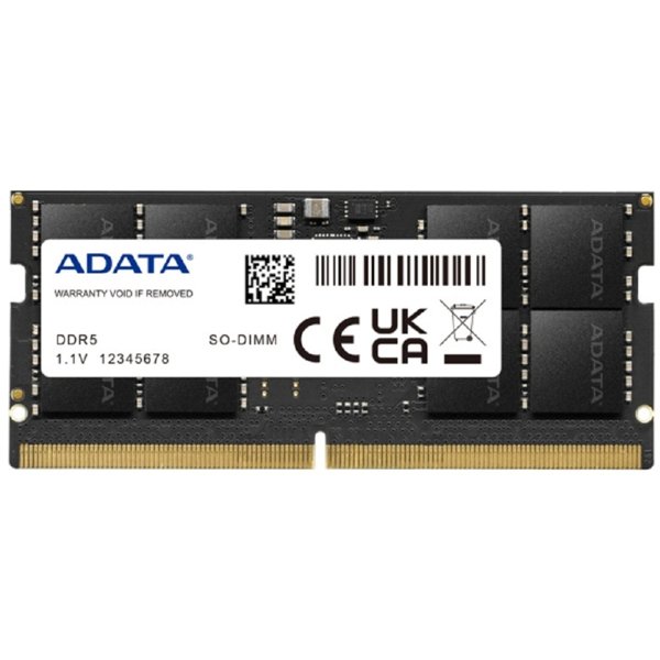 ADATA DDR5 SODIMM 16GB Модуль памяти для ноутбука DDR5-4800 AD5S480016G-S, CL40, 1.1V