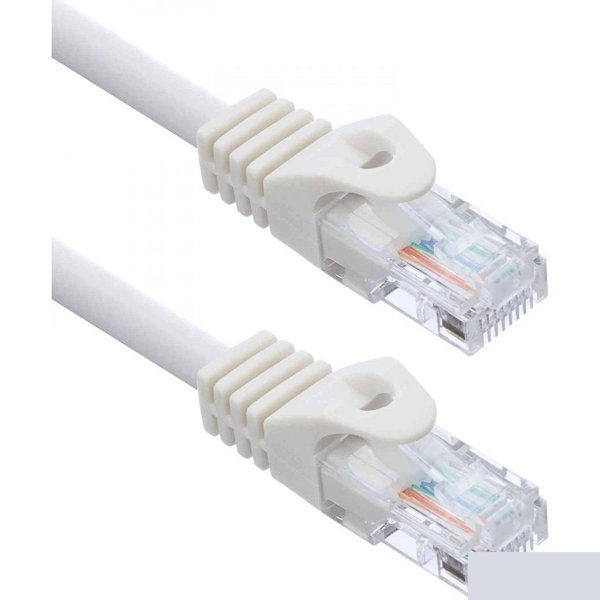 Кабель ACD Патч-корд ACD-LPU5C-5DW |ACD-LPU5C-5DW| Cat5e UTP 24AWG 4Pair, 7/0.18мм CU Белый, 0.5м (741722)