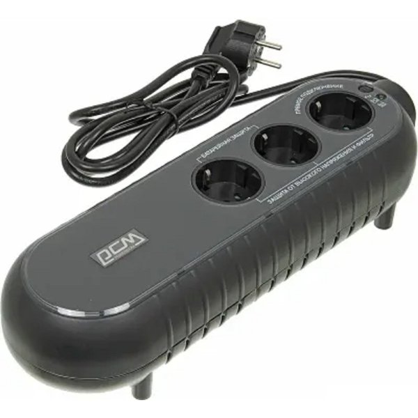 PowerCom WOW-300(A) ИБП {OffLine, 300VA/165W, Tower, 3xEURO} (41484)