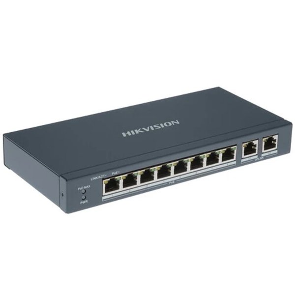 HIKVISION DS-3E0310P-E/M 8 RJ45 100M PoE с грозозащитой 6кВ
