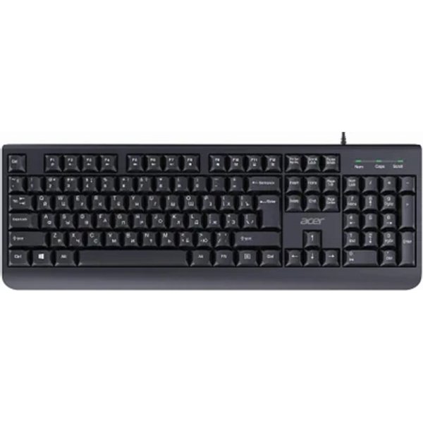 Acer OKW400 black USB Multimedia (ZL.KBDEE.01C) каб.:1.8м Клавиатура проводная