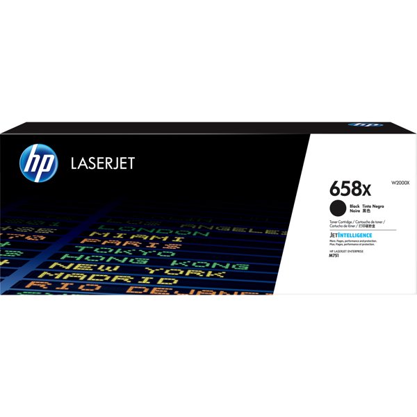 HP W2000X Картридж 658A увеличенной емкости черный (33000 стр.) {HP CLJ Ent M751}