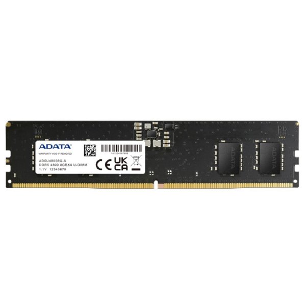 A-data DDR5 DIMM 32Gb 4800MHz AD5U480032G-S RTL PC5-38400 CL40 288-pin 1.1В single rank