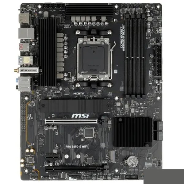 Материнская плата MSI PRO B650-S WIFI, SocketAM5, AMD B650, ATX, Ret