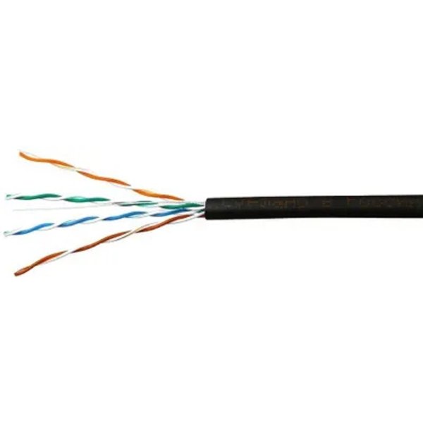 SkyNet Кабель Standart UTP outdoor 4x2x0,48, медный, FLUKE TEST, кат.5e, однож., 100 м, box, черный [CSS-UTP-4-CU-OUT/100]