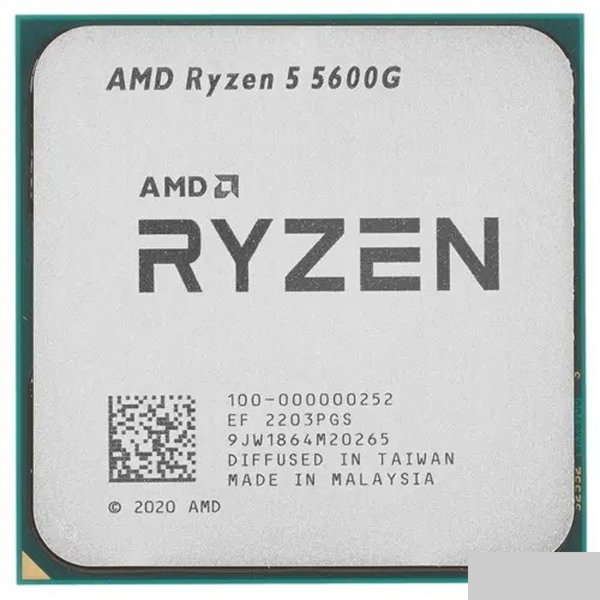 Товар с витрины. Протестирован. CPU AMD Ryzen 5 5600G OEM (100-000000252) {3,90GHz, Turbo 4,40GHz, Vega 7 AM4}