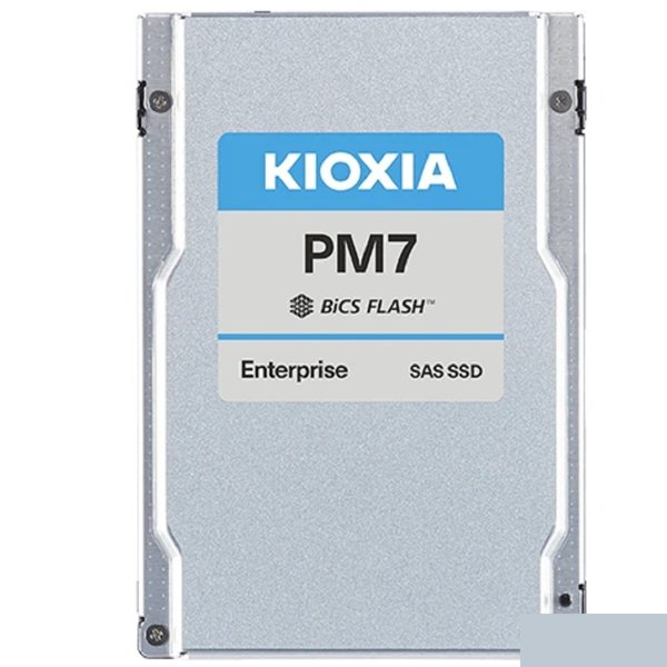 SSD KIOXIA KPM71VUG1T60 PM7-V, 1.6TB, 2.5" 15mm, SAS 24Gb/s, TLC, R/W 4200/3400 MB/s, IOPs 720K/320K, TBW 8760, DWPD 3