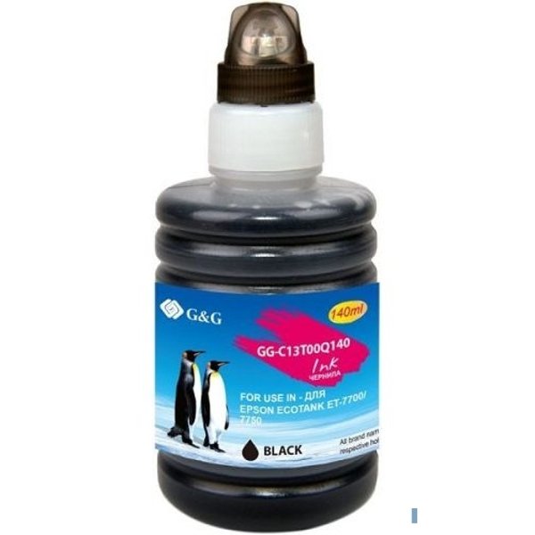 Чернила G&G GG-C13T00Q140 черный140мл для Epson EcoTank 7700/7750