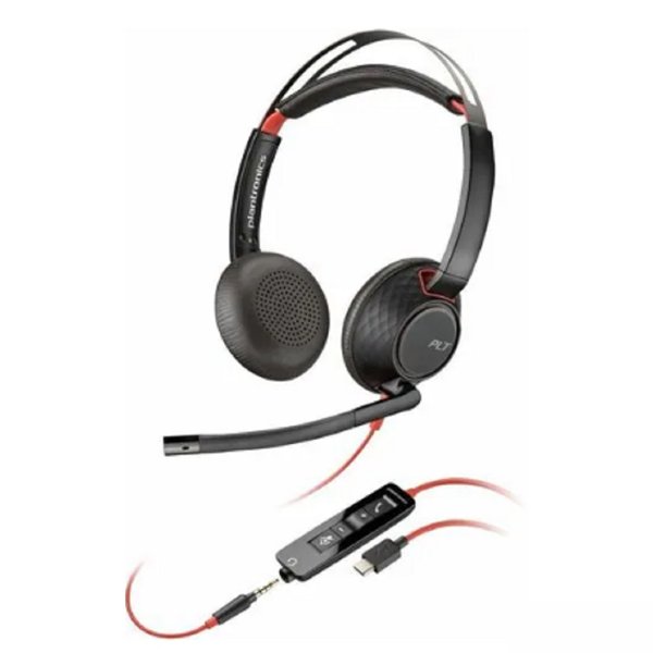 Poly BW 8X231AA 5220 USB-C HS +3.5mmP +USB-C/A Гарнитура проводная