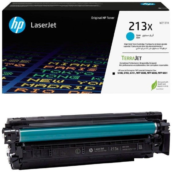 Тонер-картридж/ HP 213X Cyan High Yield Original LaserJet Toner Cartridge