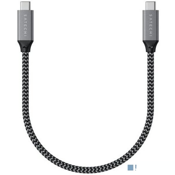 Satechi [ST-U4C25M] Кабель USB4 C to C длина 25 см. Цвет: серый космос"