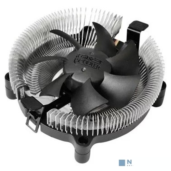 PCCooler E80M Кулер 4пин, 775/1155/AM4-FM2, 22дБ, 1200-2400 об/мин, Al