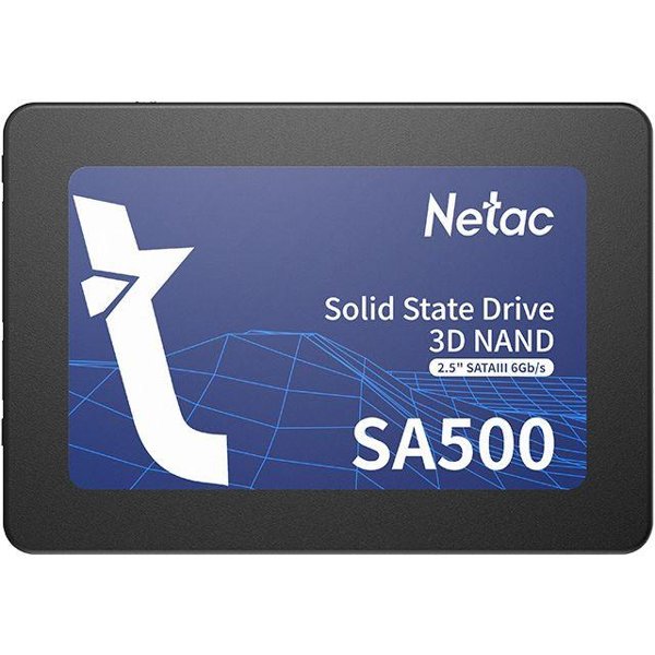 Накопитель SSD Netac SATA III 256Gb SA500 Series 2.5" (NT01SA500-256-S3X)