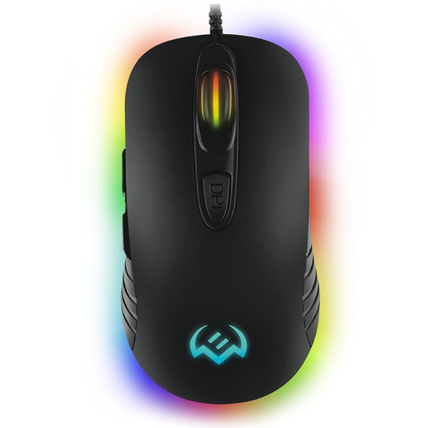 Игровая мышь Sven RX-G820 (6+1кл. 200-4800 DPI, ПО, SoftTouch, RGB-подсветка, игров. упак)