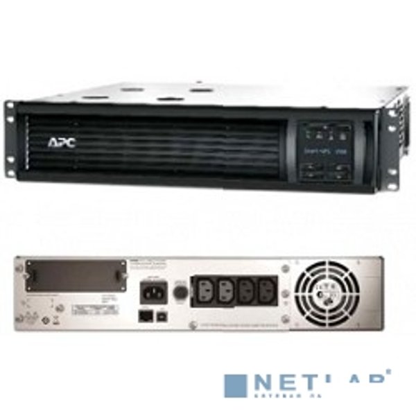 APC Smart-UPS 1500VA SMT1500RMI2UNC {Line-Interactive, 1500VA/1000W, Rack, IEC, LCD, Serial+USB, SmartSlot, with Network Card}