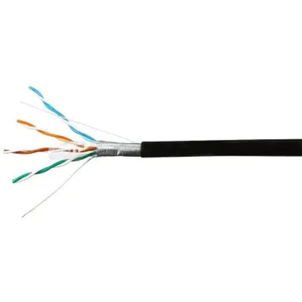 SkyNet Кабель Standart FTP outdoor 4x2x0,48, медный, FLUKE TEST, кат.5e, однож., 100 м, box, черный [CSS-FTP-4-CU-OUT/100]