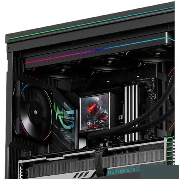 Thermalright Система водяного охлаждения Peerless Vision 360 UB ARGB Black / 3x120mm ARGB PWM Fans / TRPV360UBAB