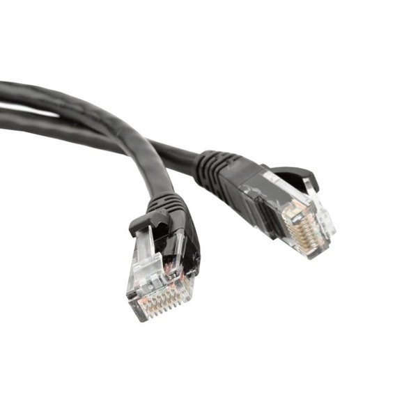 Патч-корд LANMASTER LSZH UTP кат.5e, 5.0 м, черный