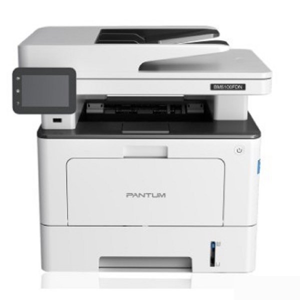 Pantum BM5100FDW МФУ лазерное ЧБ, A4, C/P/S, факс, дуплекс, 40стр/мин, 1200x1200 dpi, 512 MB RAM, ADF50, лоток 250 листов, USB, LAN, WiFi, старт.картр.3000стр. {проектная модель}