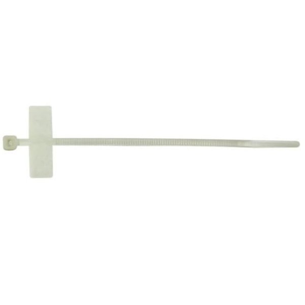 Gembird MPT-210x3.0  Стяжки пластиковые 210 мм х 3.0 мм с площадками для маркировки  (100 шт.)(MPT-210x3.0)