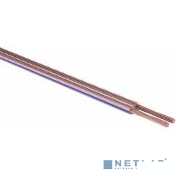 Rexant 01-6205-3-10 Кабель акустический, 2х1.00 мм2, прозрачный BLUELINE, 10 м.