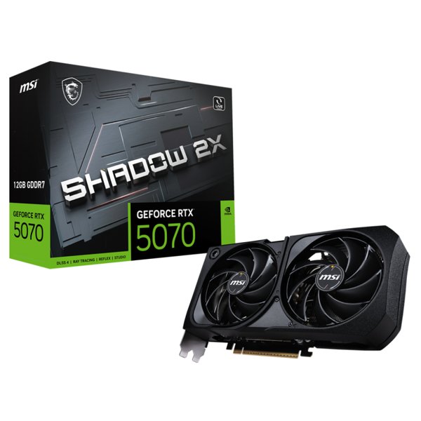 MSI	GeForce RTX 5070 12G SHADOW 2X